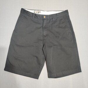 Volcom Chino shorts men's size 34 black colour flat front